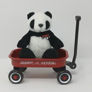 Radio Flyer Red Wagon Metal Decorative Small Toy Model Collectible Vintage Plush